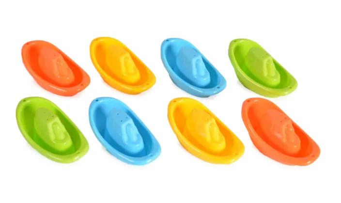 Jucării pentru baie Moni Stacking Boats, 8 buc.