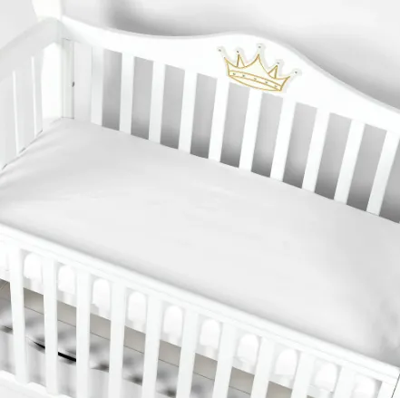 Cearșaf de pat pe elastic PernaMea Alb, 120x60 cm