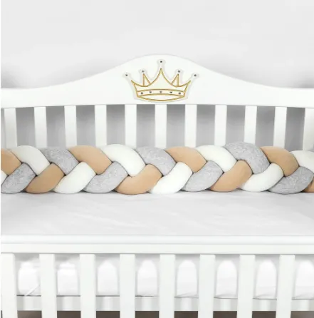 Apărătoare pătuț PMCosiță Roz (1 piesă), 120x15 cm