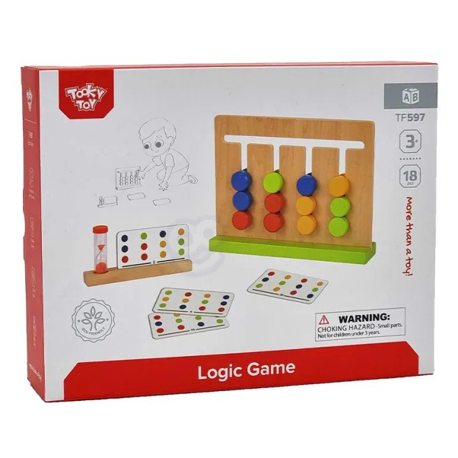 Jucărie din lemn pentru logică, cod 57383