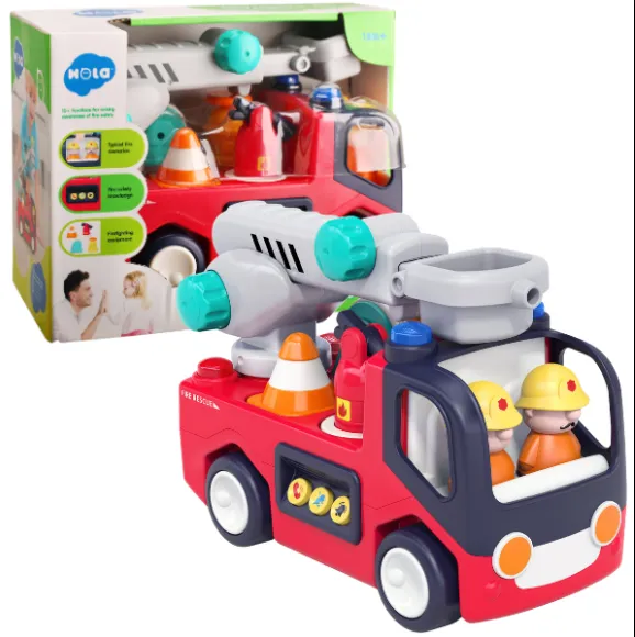 Jucărie „Mașină de pompieri” cu muzică și lumină