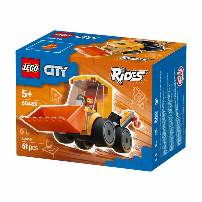 Constructor LEGO City Rides – Încărcător pentru construcții, art. 60483