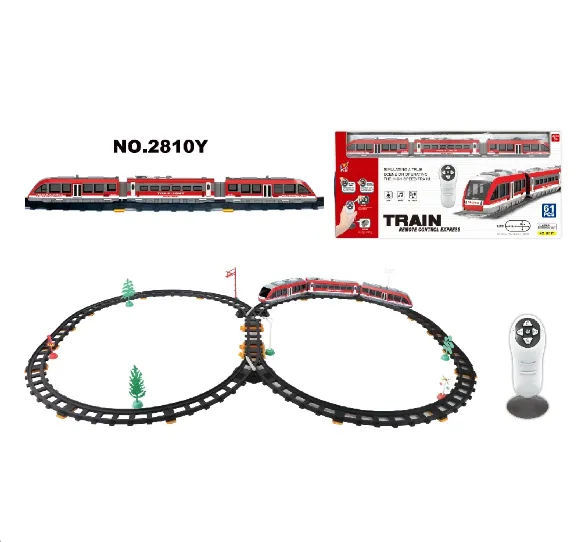 Cale ferata cu radiocomanda cu sunete si lumini