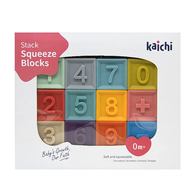 Set educativ de numere „Squeeze Blocks”, cod 732021