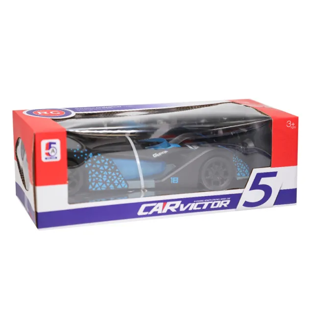 Mașină „Car Victor” 1:16, 9 funcții, cu telecomandă, USB, neagră, cod 722078