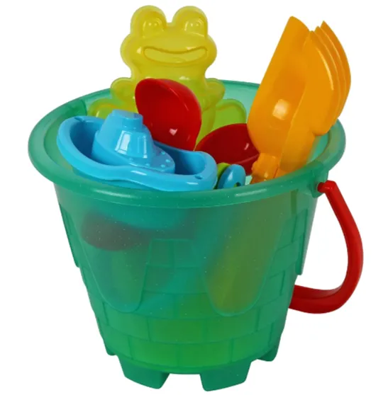 Set pentru nisip și apă cu găletușă, moară și forme, Technok (0112) Set pentru nisip și apă cu găletușă, moară și forme, Technok (0112)