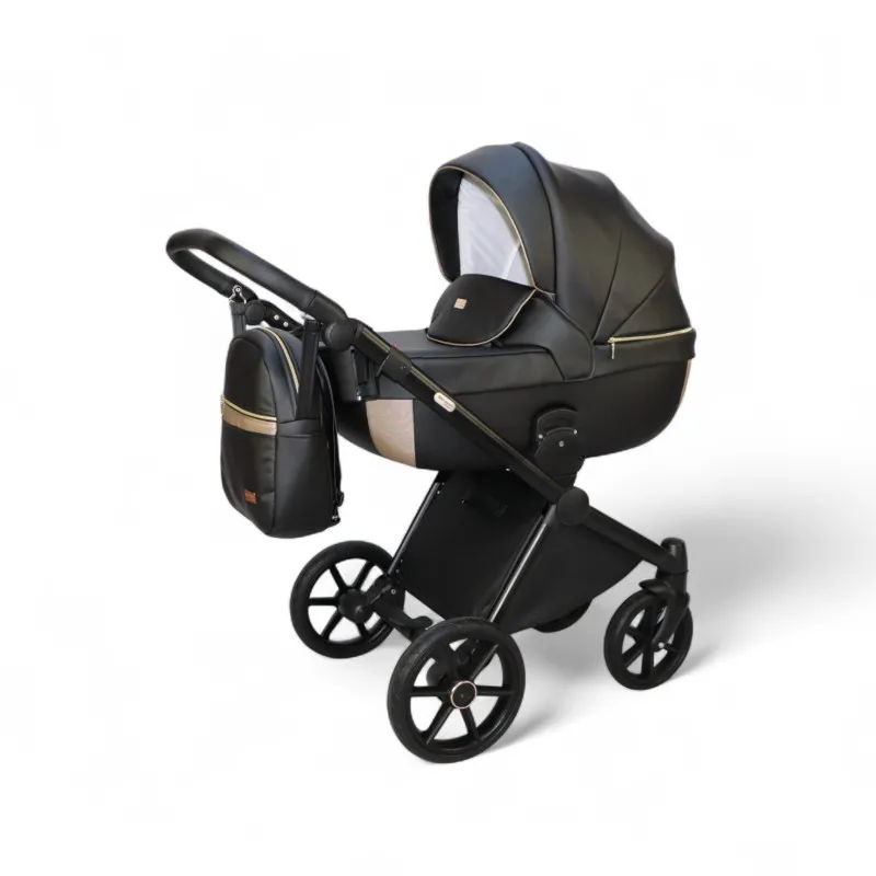 Carucior 2in1 Sojan Azurro (2010503) Negru+Gold