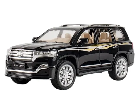 1:24 Toyota Land Cruiser Prado negru cu sunete (se deschid usile)