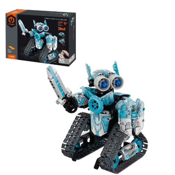 Set de construcție 3 în 1 iM Master Mechanical Master „Robot transformer”, cu telecomandă, 398 piese