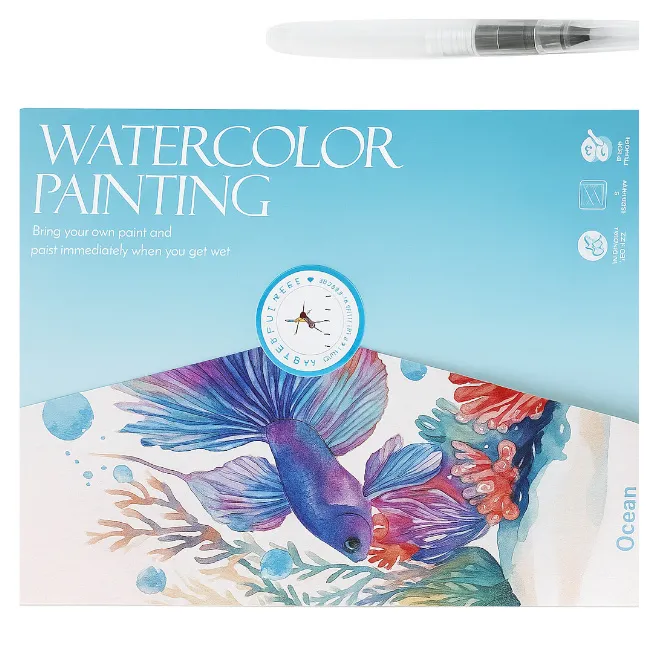 Set pictură acuarelă albastră, cod 929044