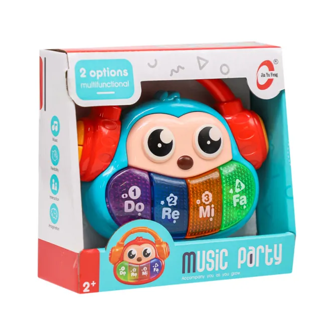 Jucărie muzicală pentru copii „Maimuță”, albastră, cod 762050