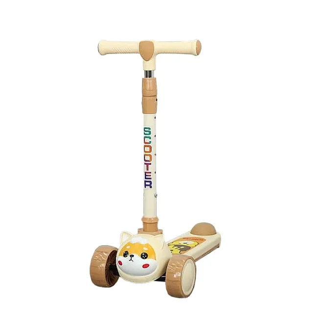 Trotineta pentru copii catelus F069, maro