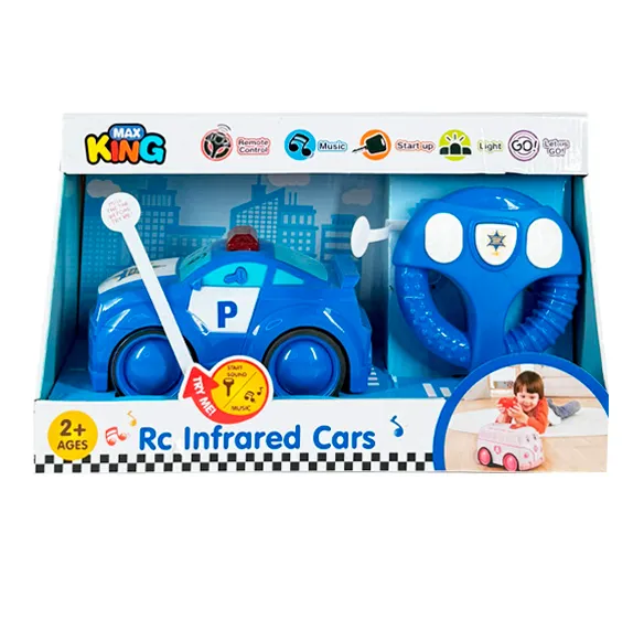 Mașinuță de jucărie cu telecomandă, lumini și sunet 31702ABC