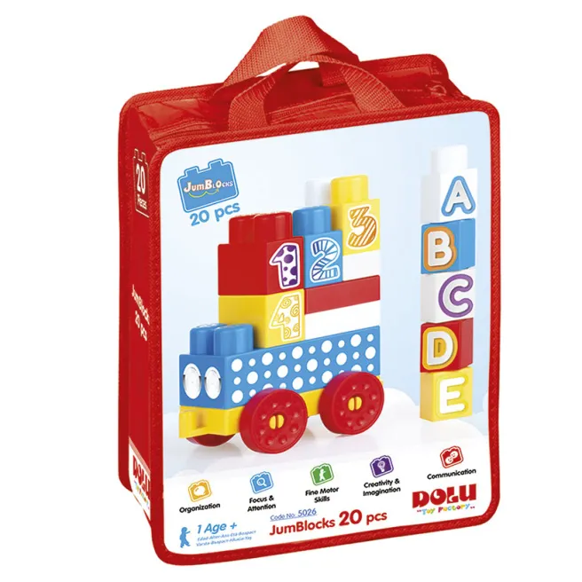 DL Cuburi de construit 20 piese in gentuta