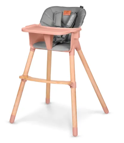 Scaun de masa 2 in 1 Lionelo Koen Pink Rose