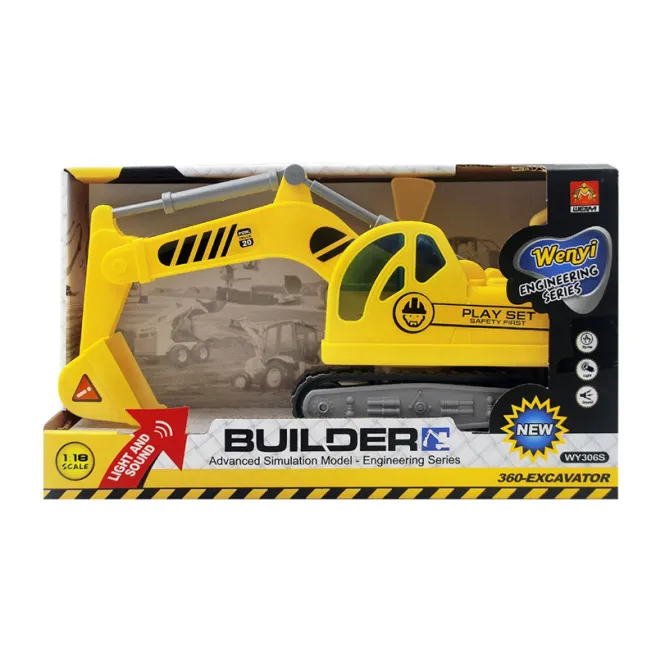WY Excavator cu inerție 1:16 (lumini, sunete), cod 36260