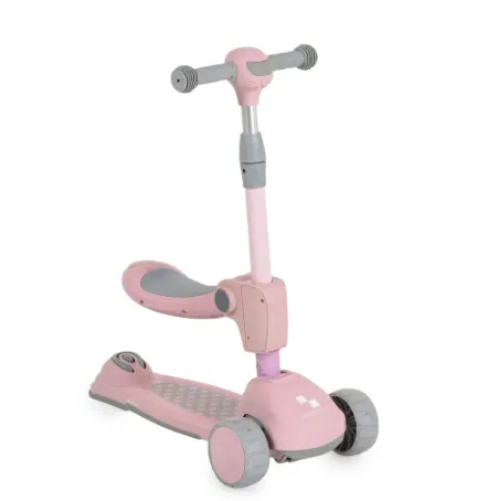 Trotinetă 2 în 1 Moni Checkmate Lace Pink Trotinetă 2 în 1 Moni Checkmate Lace Pink