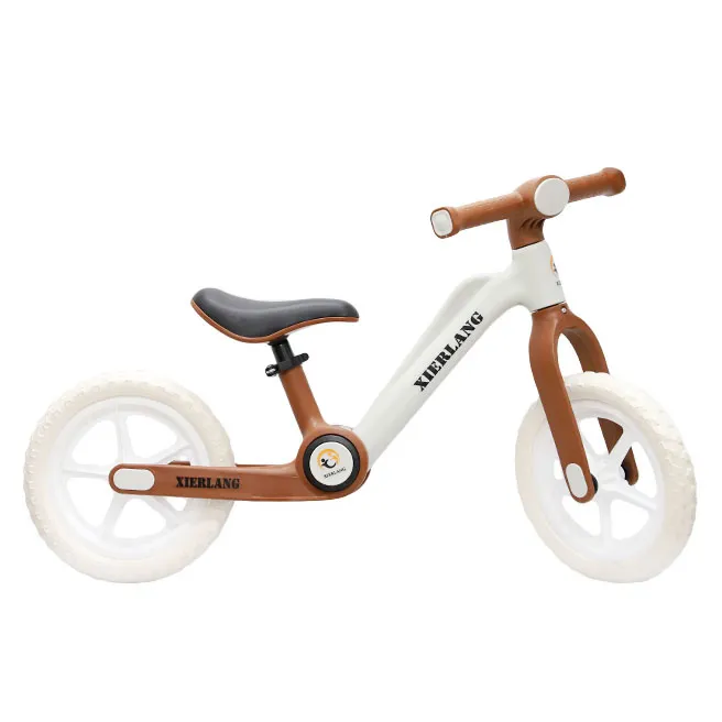 Bicicletă de echilibru 12 MZ-002, maro, cod 230096