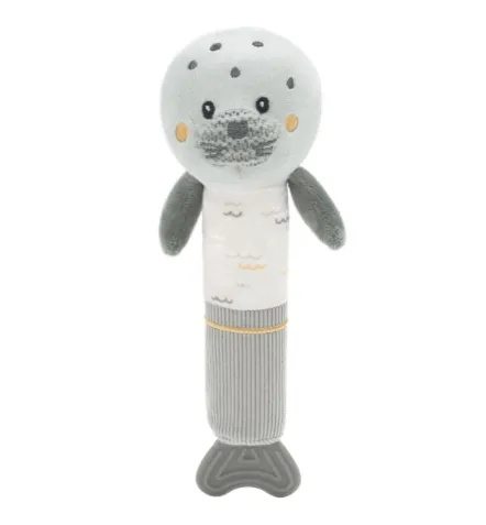 Jucărie zornăitoare Kikkaboo with teether Seally me