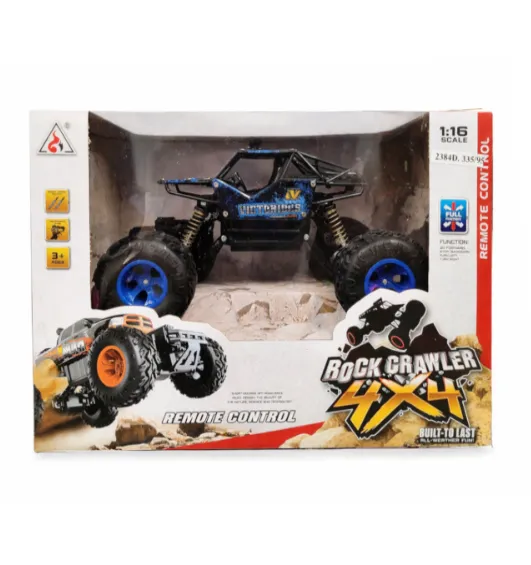 Mașină Rock Crawler 4x4 1:16, albastră, cod 2384D