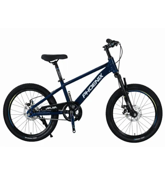 Bicicletă pentru copii cu două roți, 18 inch, albastru închis-negru, cod 2365D