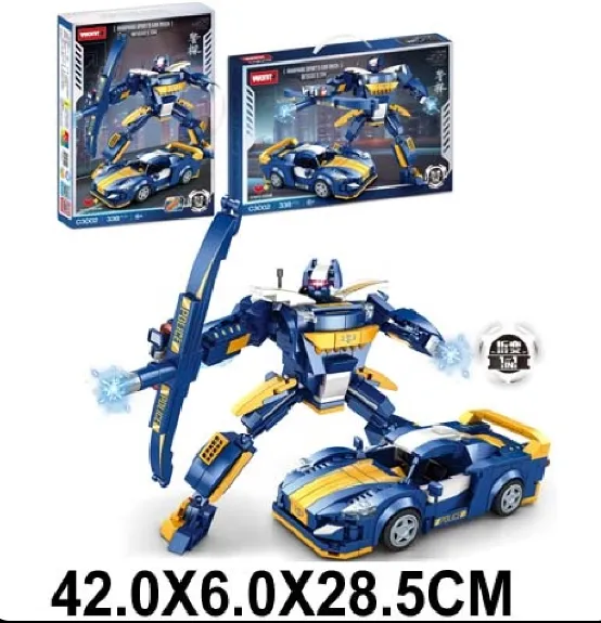 Constructor 2 in 1,robot – masina