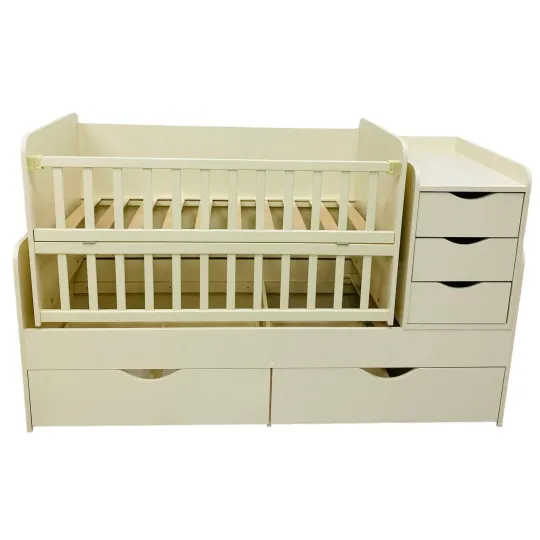 Pătuţ Eucalyptus Larry Premium Transformer (DS-1003) Bej