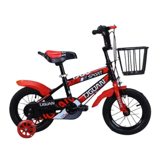 Bicicletă pentru copii 16′, cu roți ajutătoare (TB-01-16 rosu)