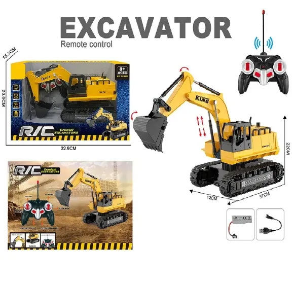 MASINA EXCAVATOR CU R/C (INSTRUCTIUNE IN ROMANA) 72196