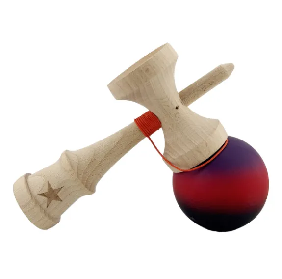 „Kendama X Original”, Profesionala, Flippy, Rulment Metalic, Ața 55 cm, Cupe Mari, 7 х 6 х 18 cm, gradient mov-roșu „Kendama X Original”, Profesionala, Flippy, Rulment Metalic, Ața 55 cm, Cupe Mari, 7 х 6 х 18 cm, gradient mov-roșu