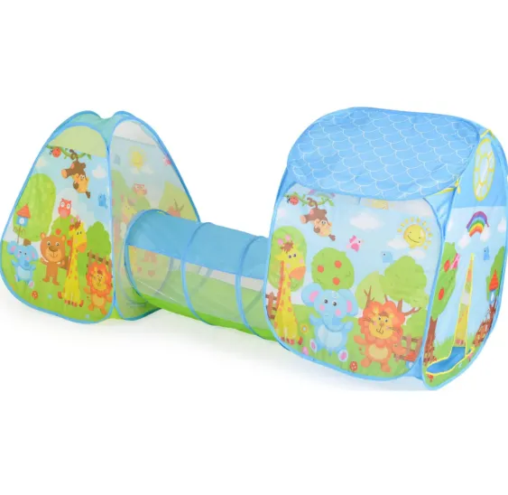 Cort pentru copii Moni Zoo 3 in 1 Blue