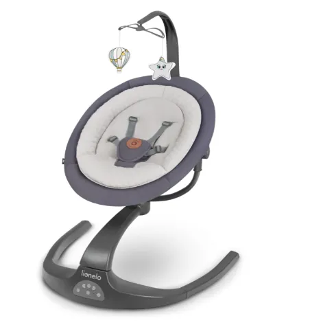 Sezlong-balansoar Lionelo Rina Grey Concrete