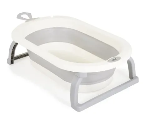 Cădiță pliabilă cu termometru Moni Terra Grey, 87 cm