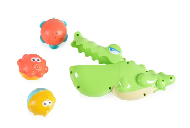 Jucărie pentru baie Moni Crocodile, 4 buc.