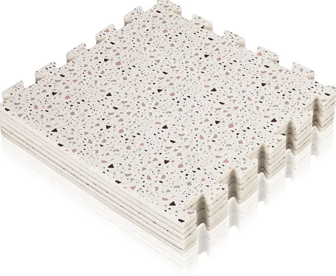 Covoraş pentru copii Lionelo Yoka Beige, 173x116 cm, 6 buc.