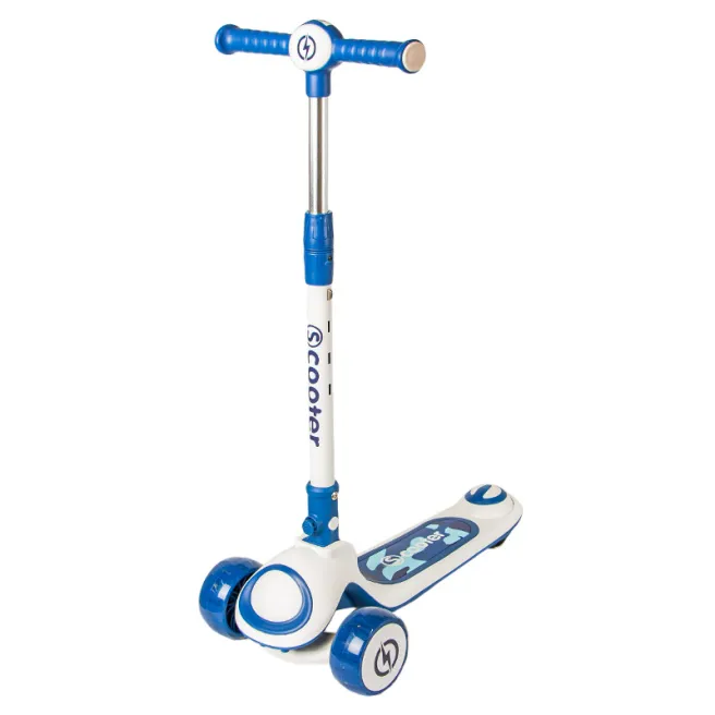 Trotineta pentru copii 616, alba