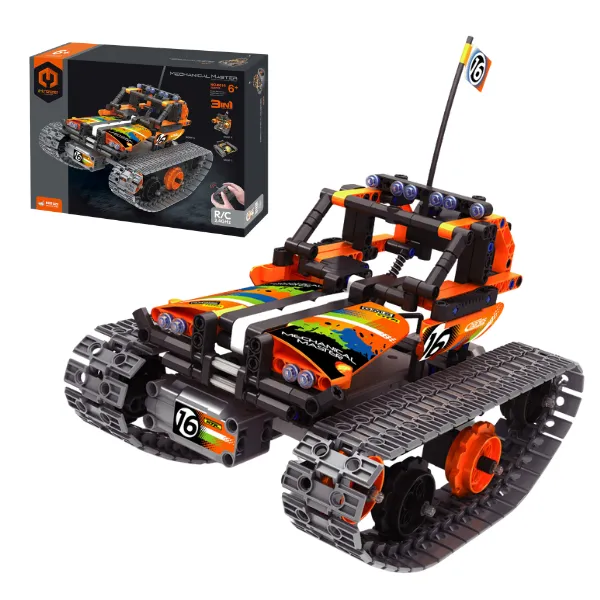 Set de construcție 3 în 1 iM Master Mechanical Master „Mașină de teren”, cu telecomandă, 392 piese