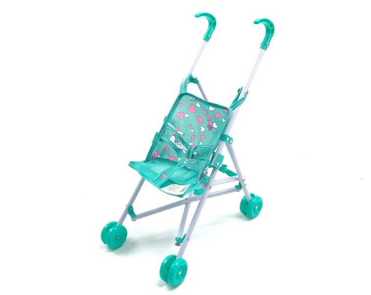 Cărucior pentru păpuși, turcoaz 1820B1