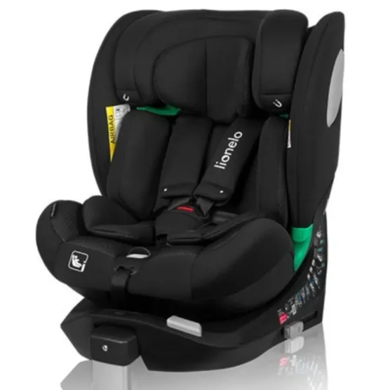 Scaun auto 0-36kg (i-Size) Isofix Lionelo Braam Air Black Carbon , rotativ 360