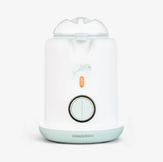 Încalzitor pentru biberoane 6 în 1 Kikkaboo Warmy White&Mint