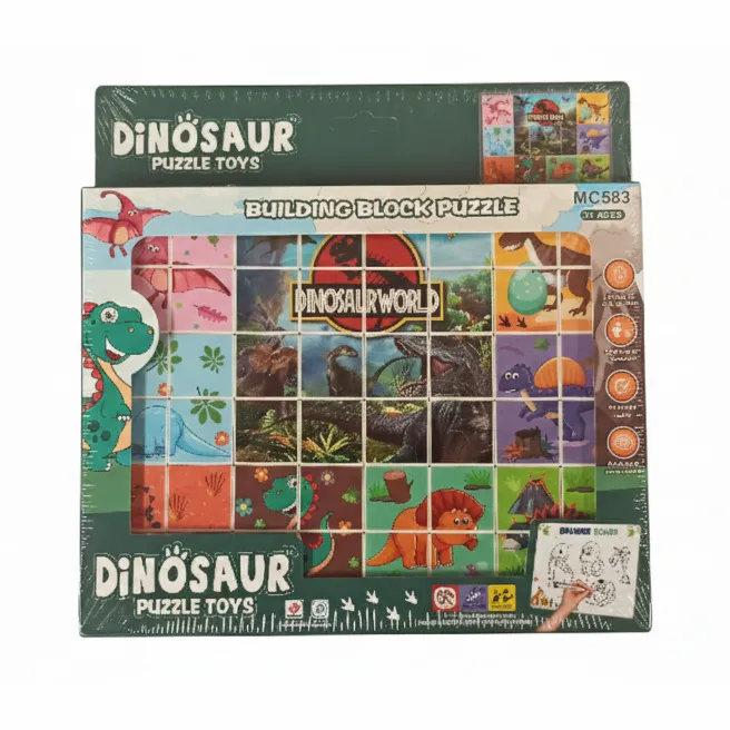 Set de colorat și puzzle 
