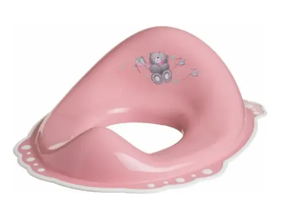 Colac pentru WC copii Maltex 2 componente Dusty Pink, 18 luni+