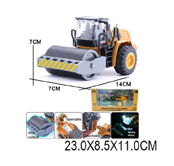 Tractor din metal cu sunete si lumini