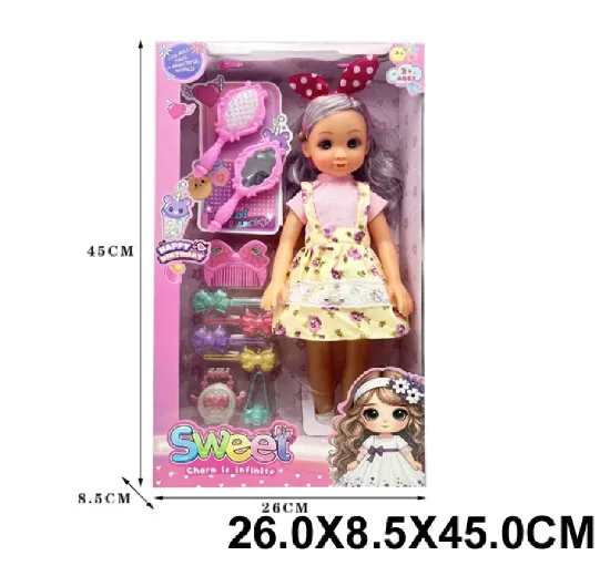 Papusa functionala cu accesorii ,vorbeste in limba romana