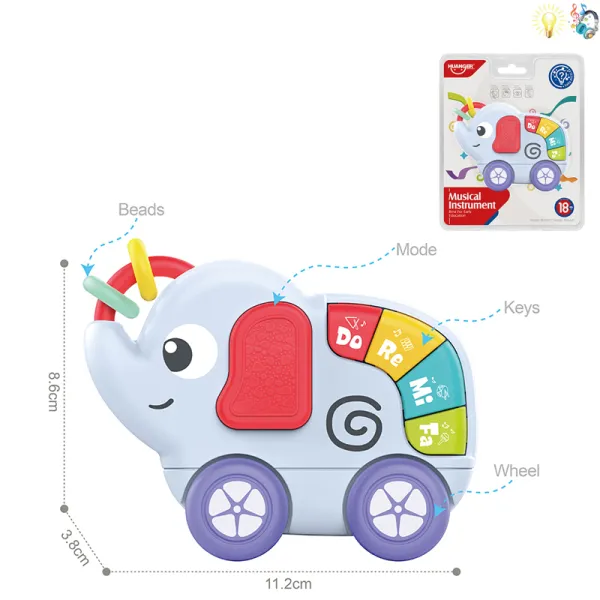 Jucărie muzicală - elefant 000071 