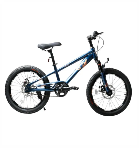 Bicicletă pentru copii cu 2 roți, 18 inch, albastră, cod 2221D