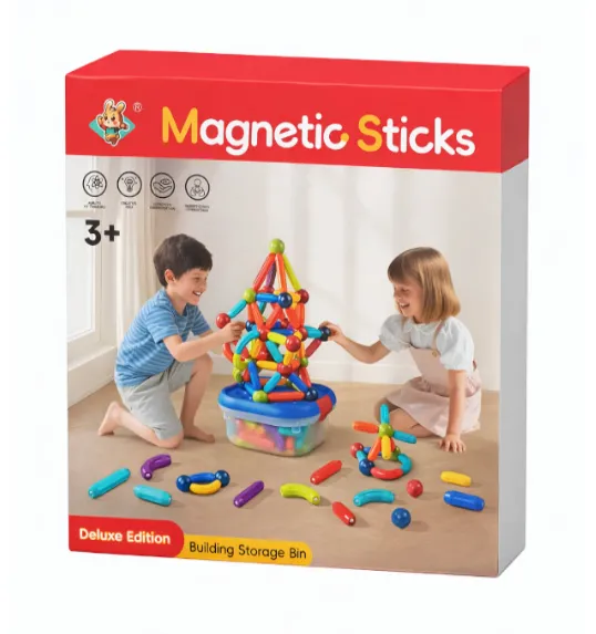 Constructor magnetic Magnetic Sticks 102 piese, cod 962102