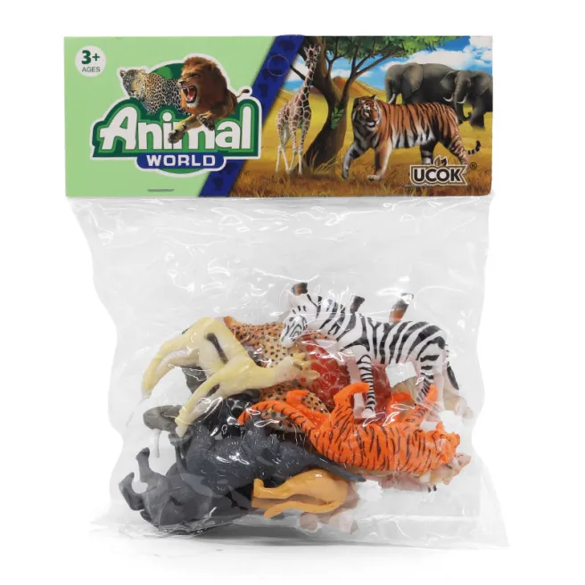 Set animale sălbatice 10cm 12buc, cod 28129