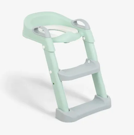 Colac pentru WC copii cu scară Kikkaboo Lea Mint, 12 luni +
