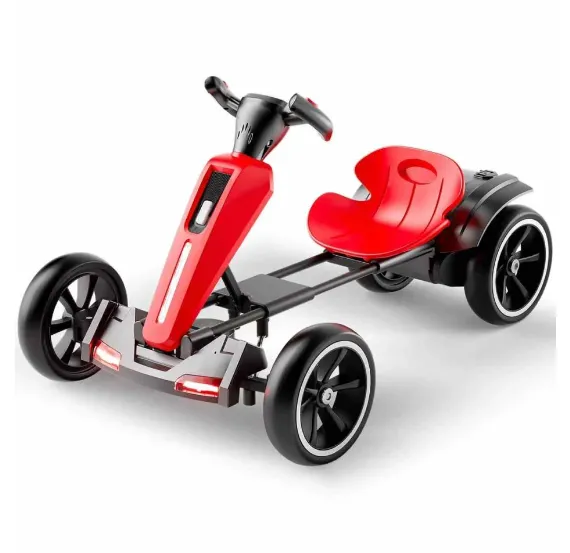 Kart electric pentru copii cu telecomandă, roșu (74187)